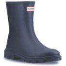 Hunter Downpour Short Size 7 Womens Navy Non Safety Wellies
