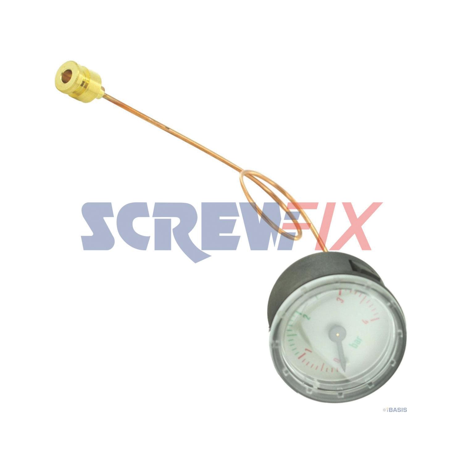 Worcester Bosch 87161423880 PRESSURE GAUGE 4 BAR (844GW)