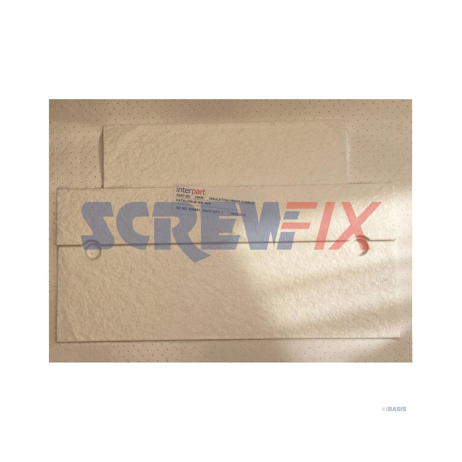 Baxi 239456 INSULATION-FRONT-COMB-BOX (844HC)