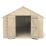 Forest  10' x 19' 6" (Nominal) Apex Overlap Timber Shed