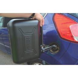 Hilka Pro-Craft Plastic Fuel Can Black 10Ltr