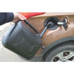 Hilka Pro-Craft Plastic Fuel Can Black 10Ltr