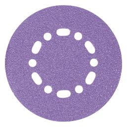 Trend  AB/150/60Z 60 Grit 12-Hole Punched Multi-Material Sanding Discs 150mm 10 Pack