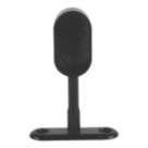 Essentials Rail End Brackets Black 30mm 2 Pack