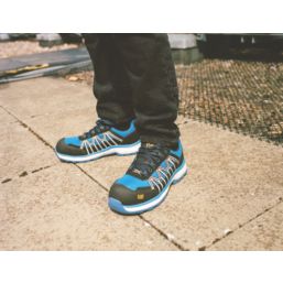 CAT Charge Metal Free   Safety Trainers Black/Blue Size 7