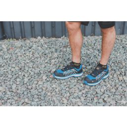 CAT Charge Size 7  Black/Blue  Water-Resistant  Safety Trainers