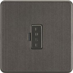 Knightsbridge  13A Unswitched Fused Spur  Smoked Bronze