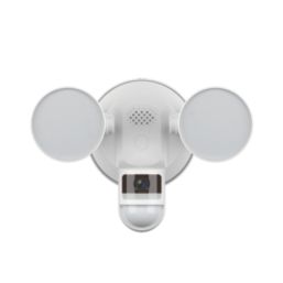 Swann SWIFI-4KFLOCAM White Wireless 4K Indoor & Outdoor Security Camera with Floodlight & PIR Sensor