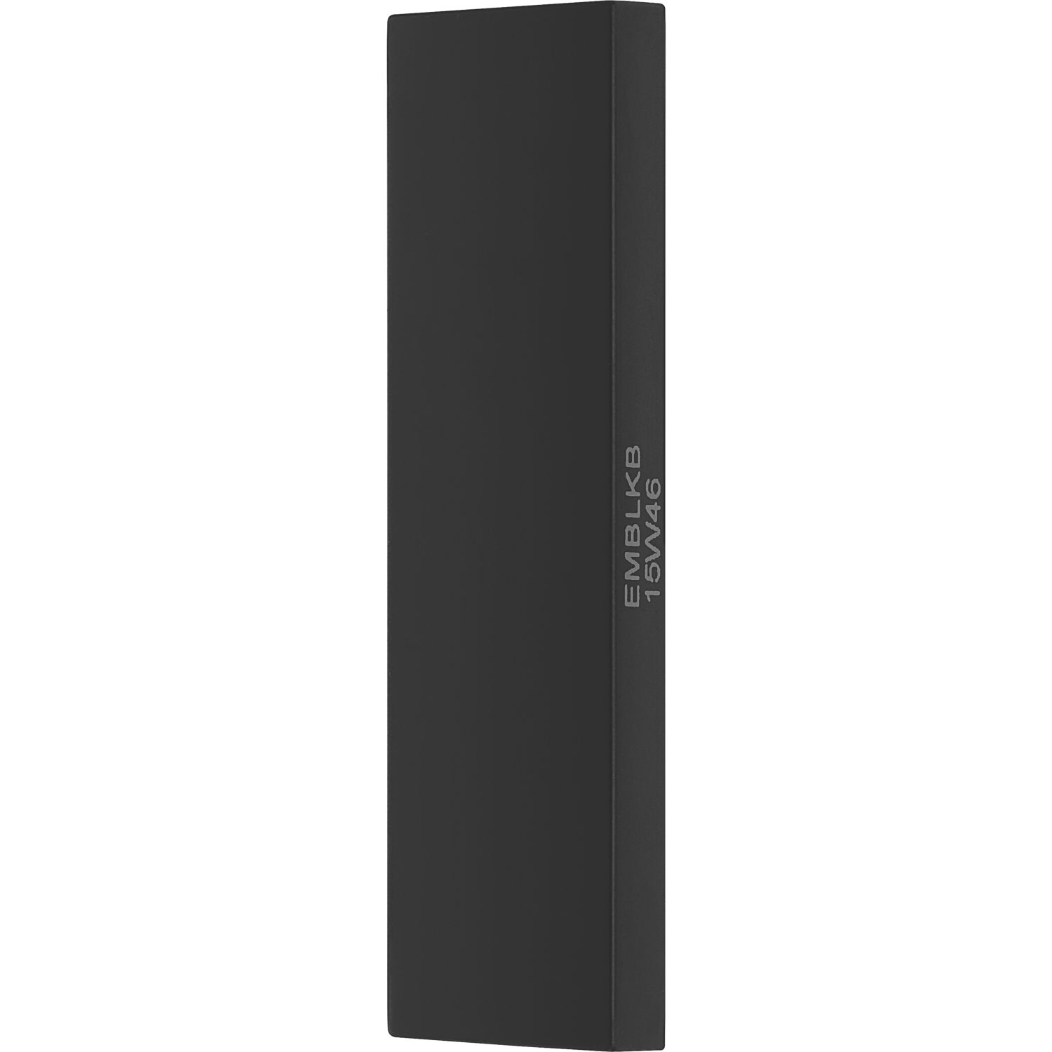 British General 2-Module Modular Blanking Plate Black (844XG)