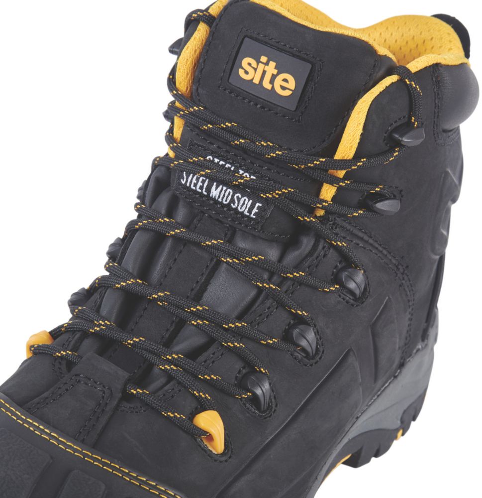 Stanley FatMax Ontario Safety Boots Black Size 9 - Screwfix