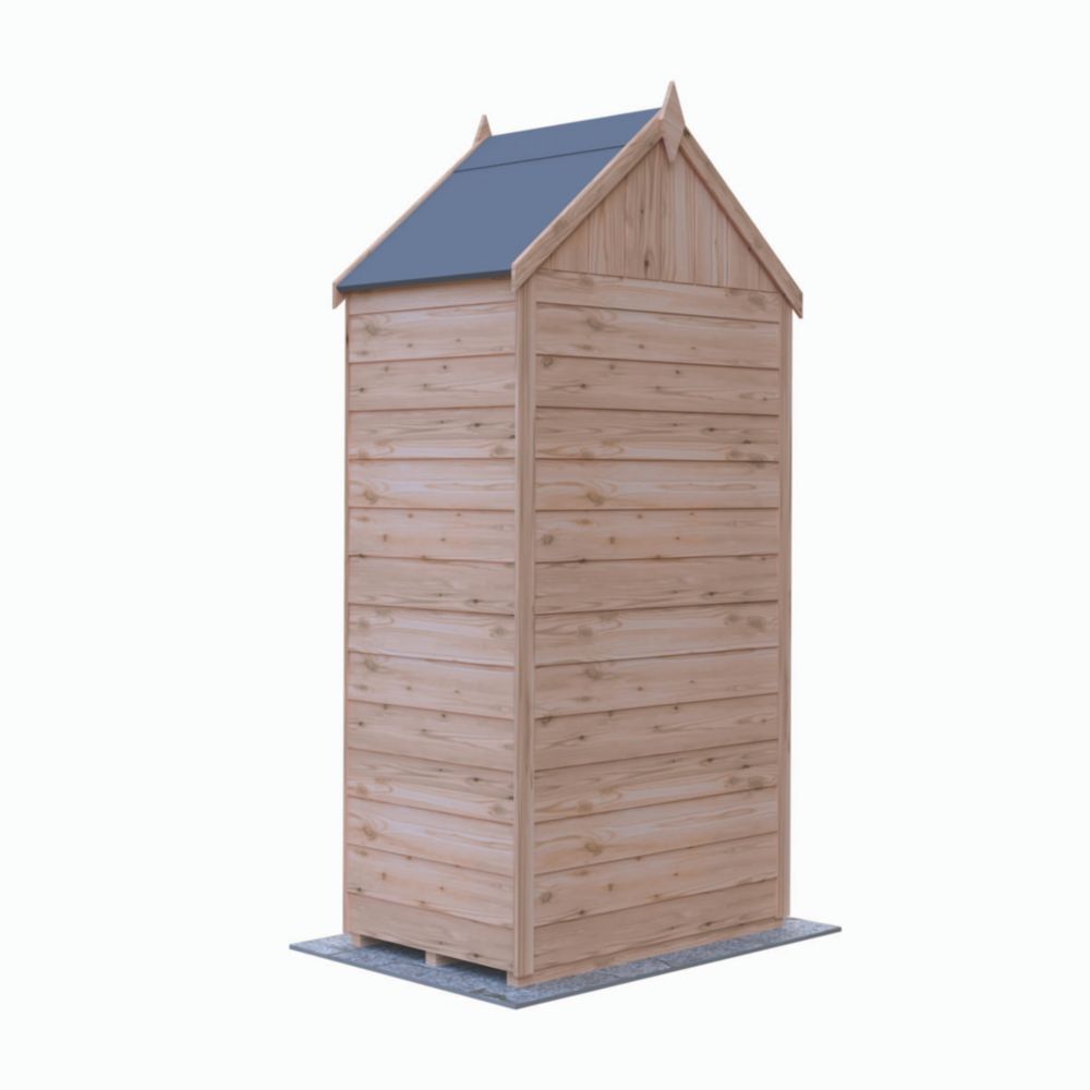Shire 3' x 2' (Nominal) Apex Overlap Timber Garden Store - Screwfix