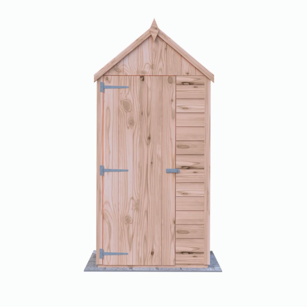 Shire 3' x 2' (Nominal) Apex Overlap Timber Garden Store - Screwfix