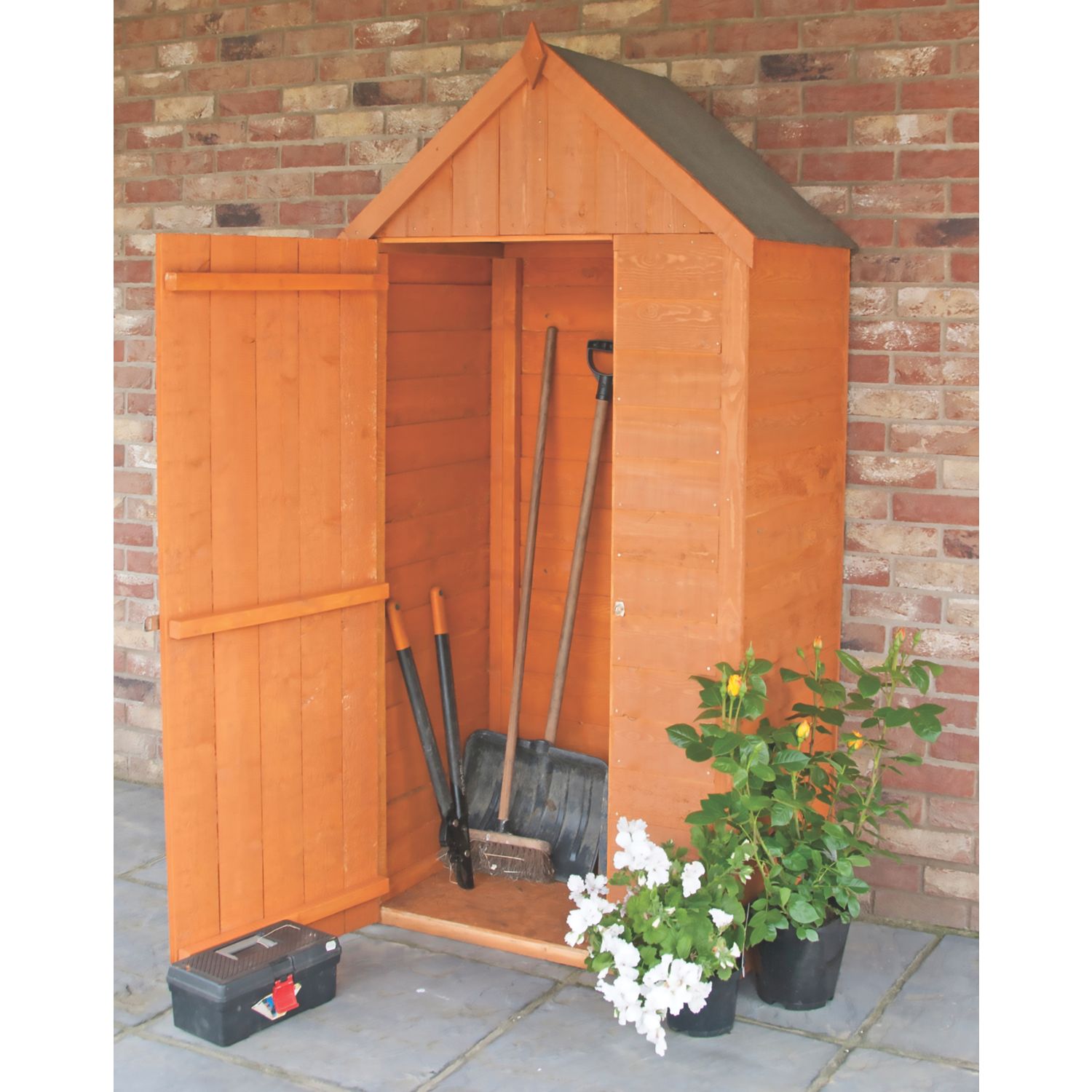Shire 3' x 2' (Nominal) Apex Overlap Timber Garden Store (8453X)