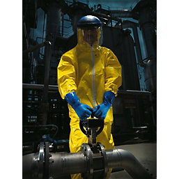 Showa 660 Chemical Hazard Gauntlets Blue Large