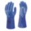 Showa 660 Chemical Hazard Gauntlets Blue Large