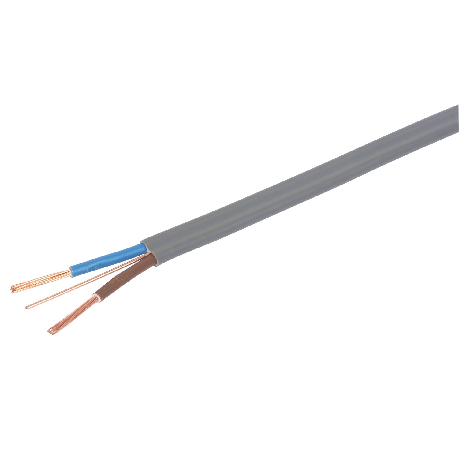 Prysmian 6242Y Grey 4mm² Twin & Earth Cable 50m Drum (84562)