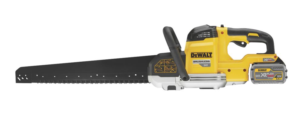 DeWalt DCS397T2-GB 430mm 2 x 6.0Ah Li-Ion Brushless Alligator Saw - Screwfix