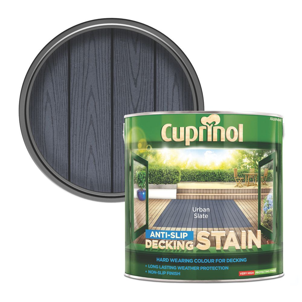 Cuprinol urban deals slate decking paint