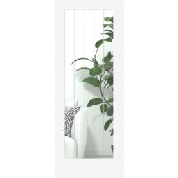Green & Taylor P10 1-Clear Light Satin Painted White Wooden Cottage Internal Door 1981mm x 762mm