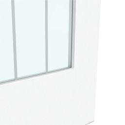 Green & Taylor P10 1-Clear Light Satin Painted White Wooden Cottage Internal Door 1981mm x 762mm
