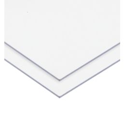 Radmat Building Materials Polycarbonate Clear Glazing Sheet 1020mm x 620mm x 2mm 2 Pack