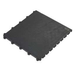 COBA Fatigue-Lock Interlocking Floor Tile Black 24mm