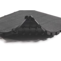 COBA Fatigue-Lock Interlocking Floor Tile Black 24mm