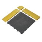 COBA Fatigue-Lock Interlocking Floor Tile Black 24mm