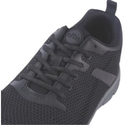 Site Donard   Safety Trainers Black Size 8