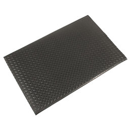 COBA Europe Orthomat Diamond Anti-Fatigue Floor Mat Black 1.5m x 0.9m x 9mm