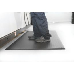 COBA Orthomat Diamond Anti-Fatigue Floor Mat Black 1.5m x 0.9m x 9mm