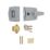 ERA 1630-51  Replacement Night Latch Satin 60mm Backset