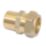 Flomasta  Brass Compression Adapting Male Coupler 15mm x 1/2"