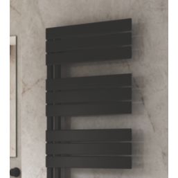Reina 1124mm x 550mm 1834BTU Black Flat Designer Towel Radiator
