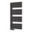 Reina 1124mm x 550mm 1834BTU Black Flat Designer Towel Radiator