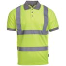 Site  Hi-Vis Polo Shirt Yellow 2X Large 49 1/2" Chest