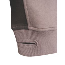 JCB Trade Zip Thru Hoodie Grey X Large 46-48" Chest