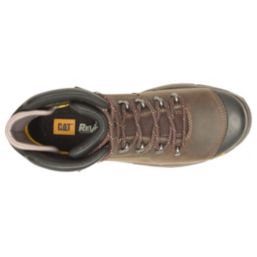 CAT Diagnostic 2.0 Size 11  Brown Waterproof Steel Toe Cap Safety Boots