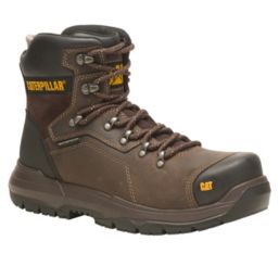 CAT Diagnostic 2.0 Size 11 Brown Waterproof Steel Toe Cap Safety Boots Screwfix