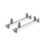 Van Guard VG245-2 Vauxhall Movano 2022 on ULTI Van Roof Bars 1750mm