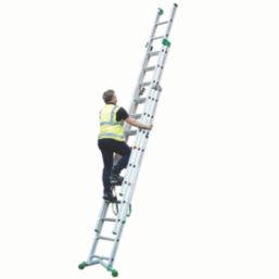 TB Davies  Aluminium 8.1m Combination Ladder