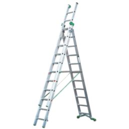 TB Davies  Aluminium 8.1m Combination Ladder