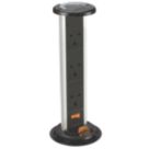 Knightsbridge  13A 3-Gang SP Switched Pop-Up Socket Brushed Chrome