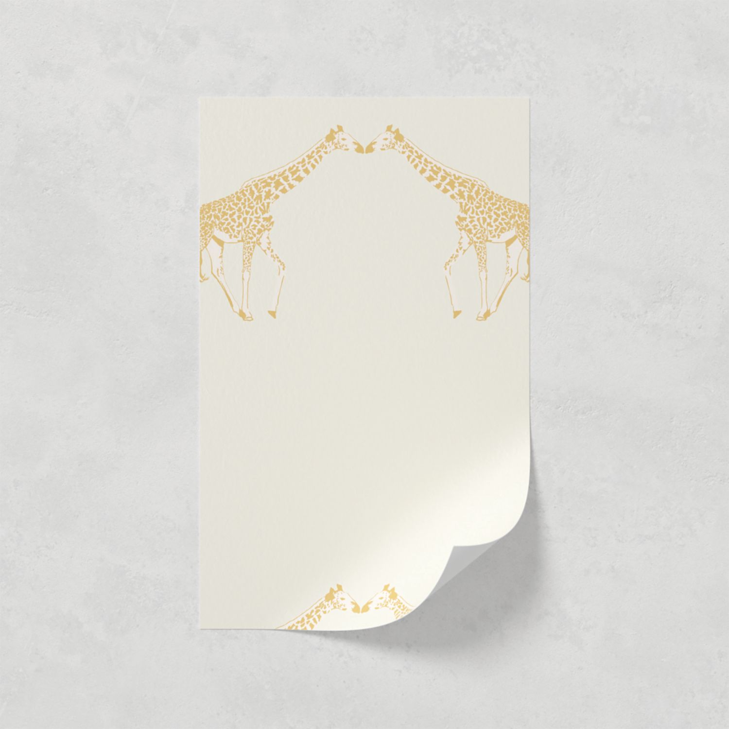 LickPro Yellow Animal 03 Wallpaper Sample 0.18m x 0.29m (845VX)