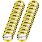 Scafftag  Unitag Inserts (Yellow) 20 Pack