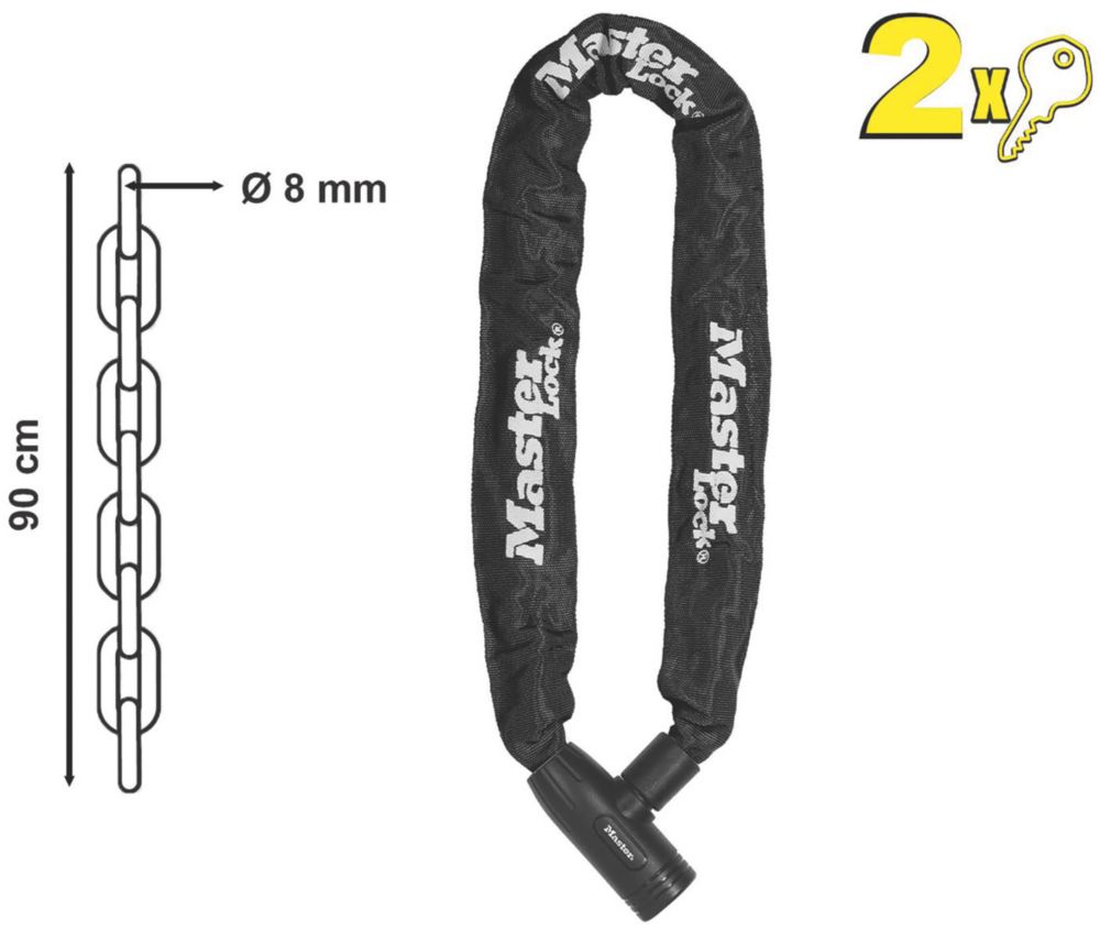 Motorbike chain lock screwfix sale