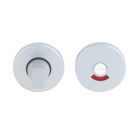 Smith & Locke  Fire Rated Standard WC Thumbturn Set Satin Aluminium 53mm