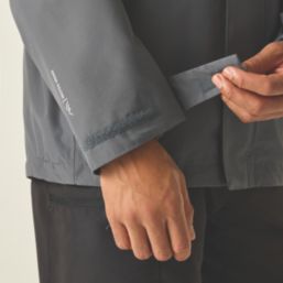 Regatta Matt II Waterproof Jacket Dark Storm Large Size 48" Chest