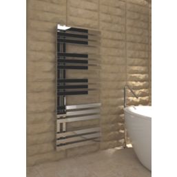 Kudox Tevas Towel Rail 1200mm x 500mm Chrome 1187BTU Screwfix