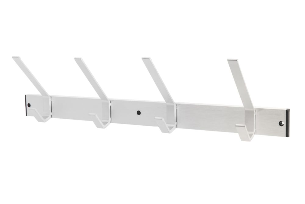 Smith & Locke Hook Rail White 685mm x 90mm - Screwfix